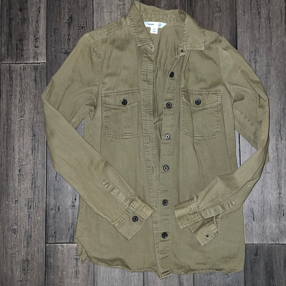 Old Navy Army Green Shirt